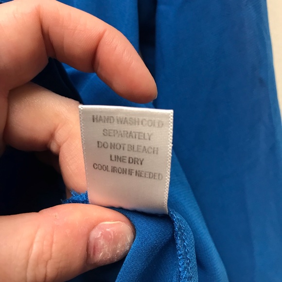 Pleione Blue Collared Button Down - Picture 7 of 8